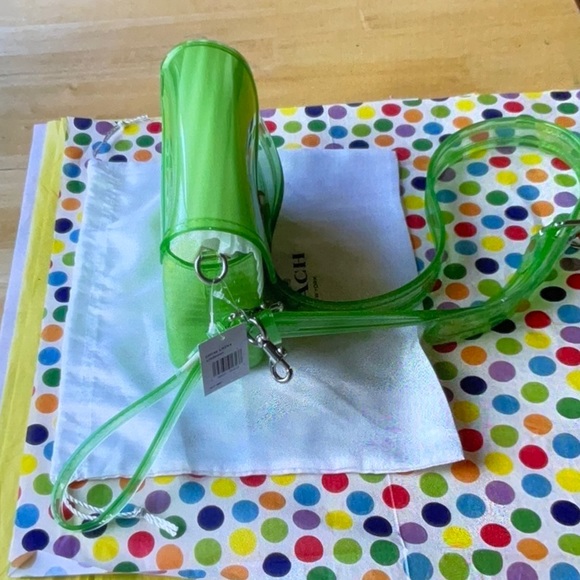 💚 COACH GREEN JELLY TABBY 💚 NWT - Picture 11 of 15